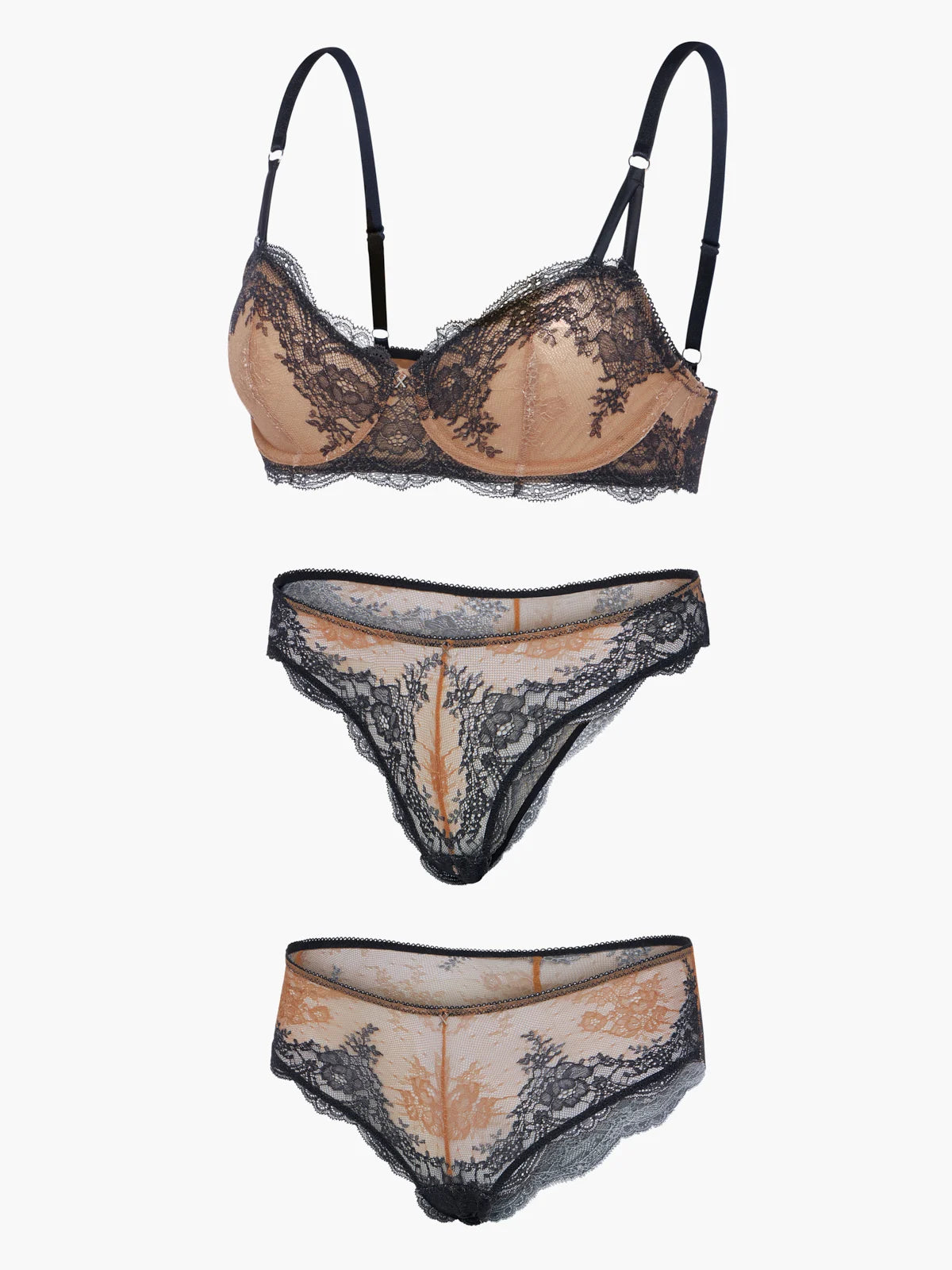 LACESTRUCK BRAZILIAN 3-PIECE SET