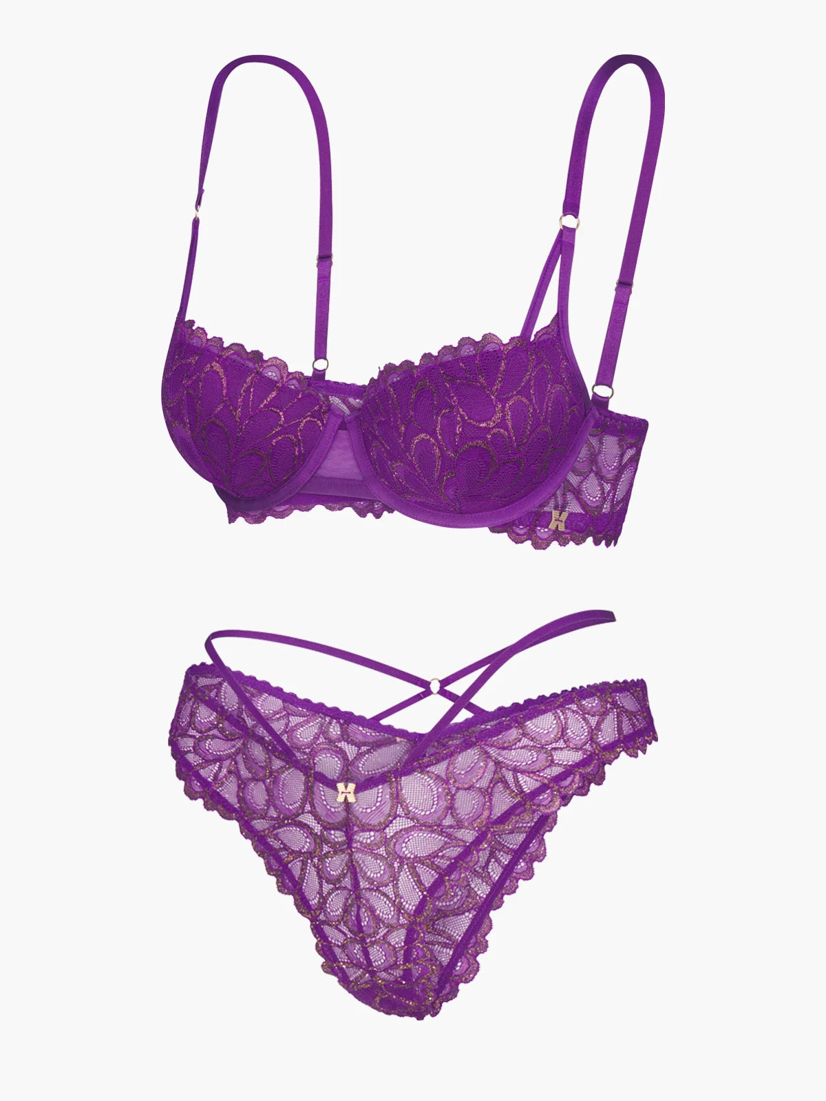 SAVAGE NOT SORRY BALCONETTE & BRAZILIAN 2-PIECE SET